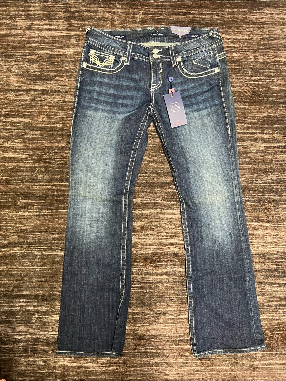 Vigoss Women’s Blue Bootcut Jeans - 11/12